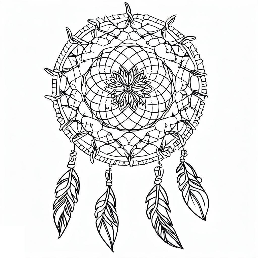 Mandalas Attrape rêves 7